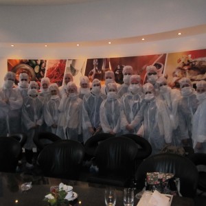 Trainees at LSG Sky Foods’ production unit in Alzey